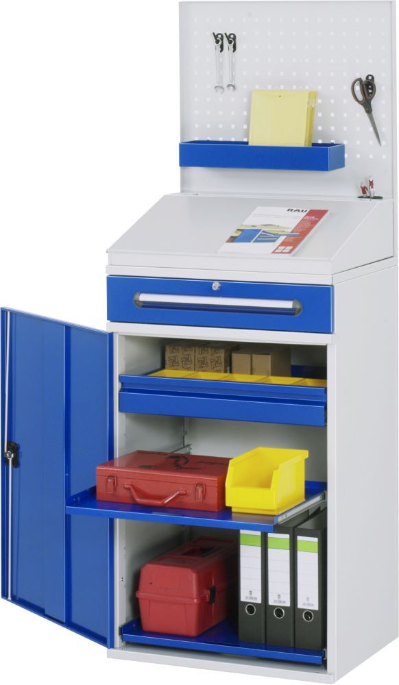 RAU Beistellschrank-Stehpult - Modell 04 Breite 650 mm Produktbild RAU Beistellschrank-Stehpult - Modell 04 Breite 650 mm bild 2