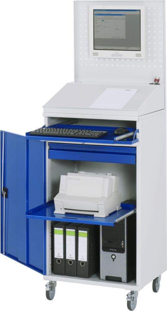 Rau Computer-Schrank Modell 61 Breite 650 mm Produktbild Rau Computer-Schrank Modell 61 Breite 650 mm