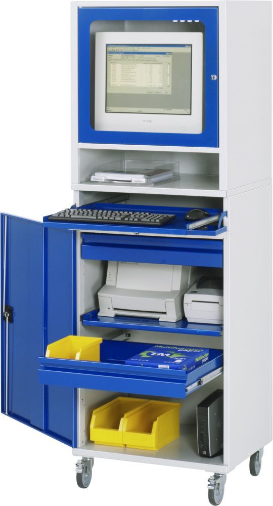 Rau Computer-Schrank - Modell 66 Breite 650 mm Produktbild Rau Computer-Schrank - Modell 66 Breite 650 mm