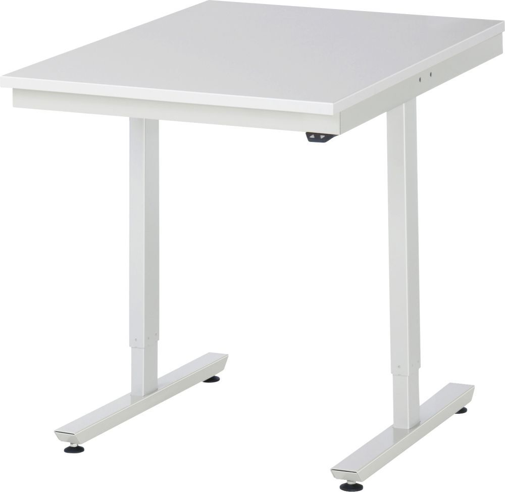 Rau Arbeitstisch Serie adlatus 750 x 1000 mm Platte 28 mm RAL7035 Produktbild Rau Arbeitstisch Serie adlatus 750 x 1000 mm Platte 28 mm RAL7035