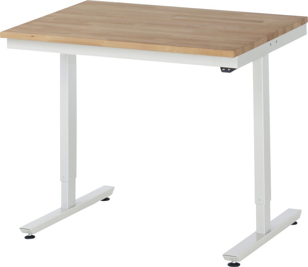 RAU Arbeitstisch Serie adlatus 150 Breite 1000 x Tiefe 800 mm, Farbe Gestell RAL7035 Produktbild RAU Arbeitstisch Serie adlatus 150 Breite 1000 x Tiefe 800 mm, Farbe Gestell RAL7035