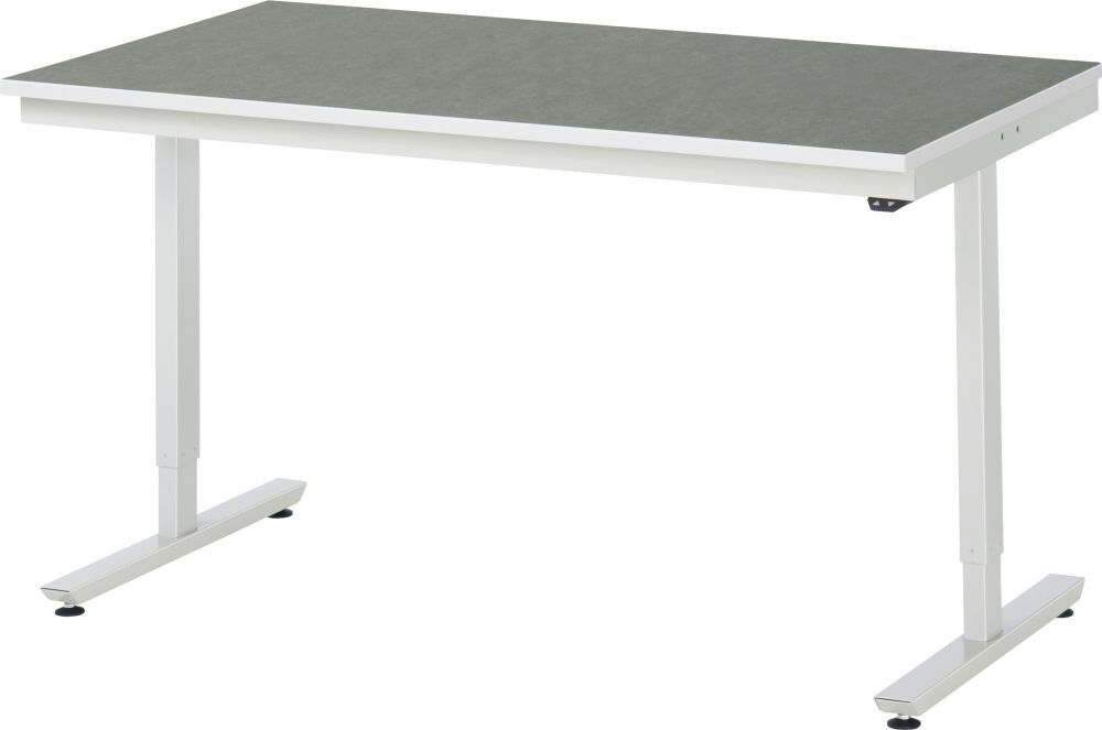 Rau Arbeitstisch Serie adlatus 150 1500 mm x Tiefe 800 mm RAL7035 Produktbild Rau Arbeitstisch Serie adlatus 150 1500 mm x Tiefe 800 mm RAL7035