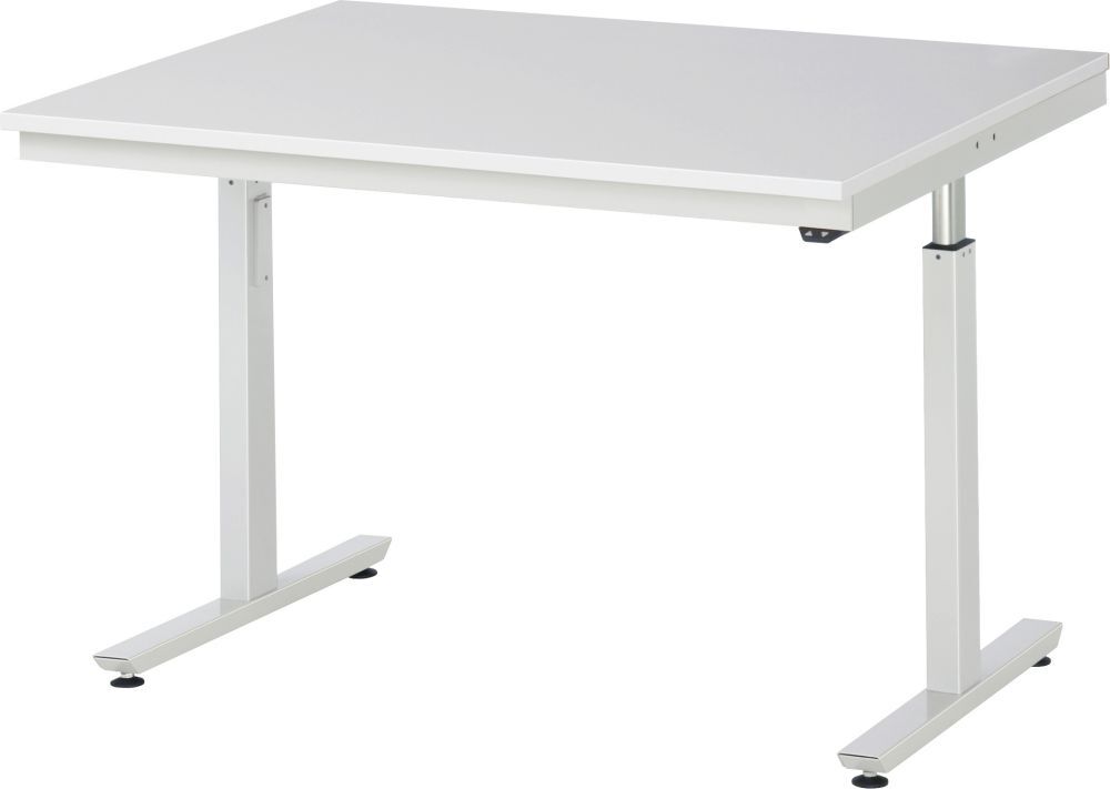 RAU Werktisch adlatus 300 mit 1250 x 1000 mm RAL7035 Produktbild RAU Werktisch adlatus 300 mit 1250 x 1000 mm RAL7035
