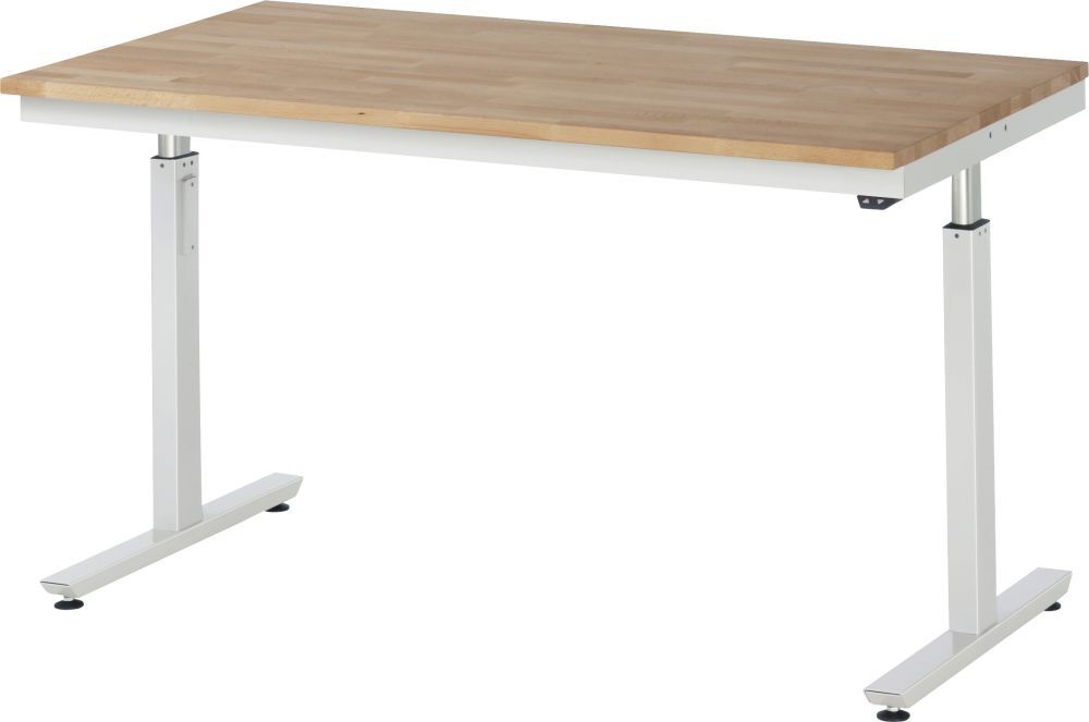 RAU Werktisch adlatus 300 Buche Massiv Platte 1500 x 800 mm Produktbild RAU Werktisch adlatus 300 Buche Massiv Platte 1500 x 800 mm