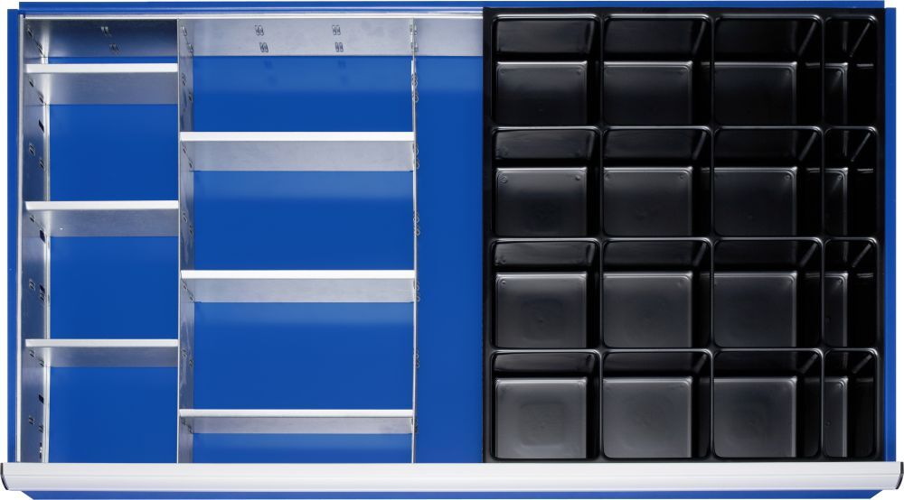 RAU Schubladen-Einteilungs-Set-85 Breite 1055 mm x Tiefe 560 mm Produktbild RAU Schubladen-Einteilungs-Set-85 Breite 1055 mm x Tiefe 560 mm