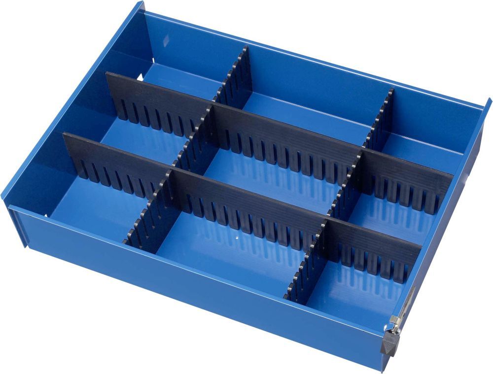 Rau Einteilungsset für Schublade schwarz 570 x 450 mm Produktbild Rau Einteilungsset für Schublade schwarz 570 x 450 mm
