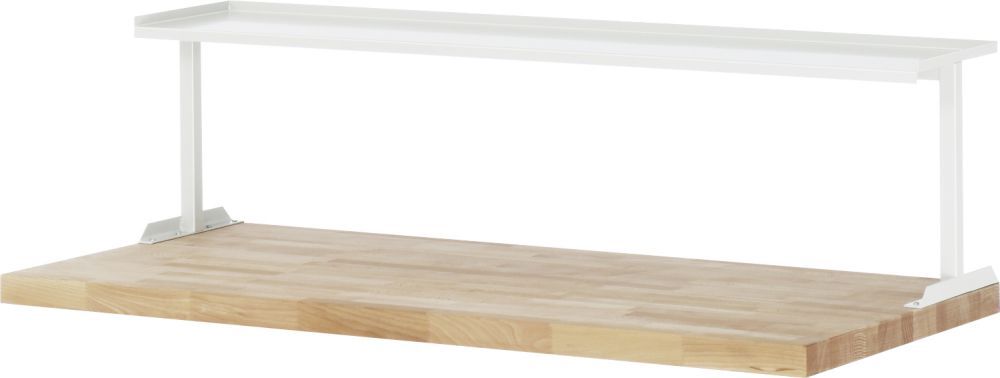 RAU Ablage Breite 750 mm x Tiefe 300 mm x Höhe 375 mm Farbe Gestell RAL7035 Produktbild RAU Ablage Breite 750 mm x Tiefe 300 mm x Höhe 375 mm Farbe Gestell RAL7035