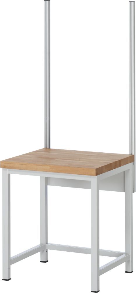 Rau Befestigungssatz mit Systemstützen Breite 750 mm Farbe RAL7035 Produktbild Rau Befestigungssatz mit Systemstützen Breite 750 mm Farbe RAL7035