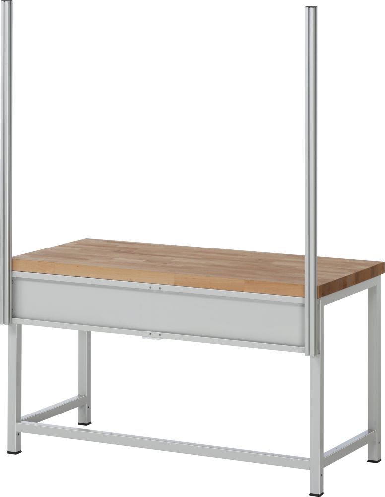 Rau Befestigungssatz mit Systemstützen für Werkbänke Breite 1500 mm Produktbild Rau Befestigungssatz mit Systemstützen für Werkbänke Breite 1500 mm