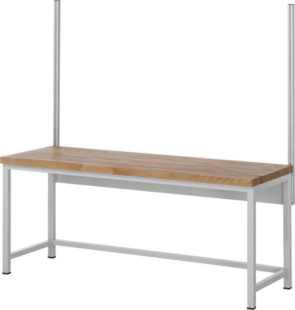 RAU Befestigungssatz mit Systemstützen Breite 2000 mm Farbe Gestell RAL7035 Produktbild RAU Befestigungssatz mit Systemstützen Breite 2000 mm Farbe Gestell RAL7035 bild 2