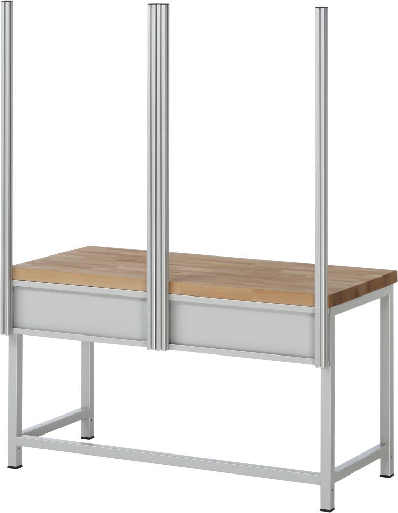 RAU Befestigungssatz mit Systemstützen Breite 1500 mm Farbe Gestell RAL7035 Produktbild RAU Befestigungssatz mit Systemstützen Breite 1500 mm Farbe Gestell RAL7035 bild 2