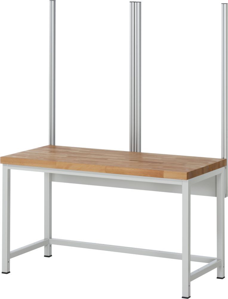 Rau Befestigungssatz mit Systemstützen Breite 1500 mm RAL7035 Produktbild Rau Befestigungssatz mit Systemstützen Breite 1500 mm RAL7035