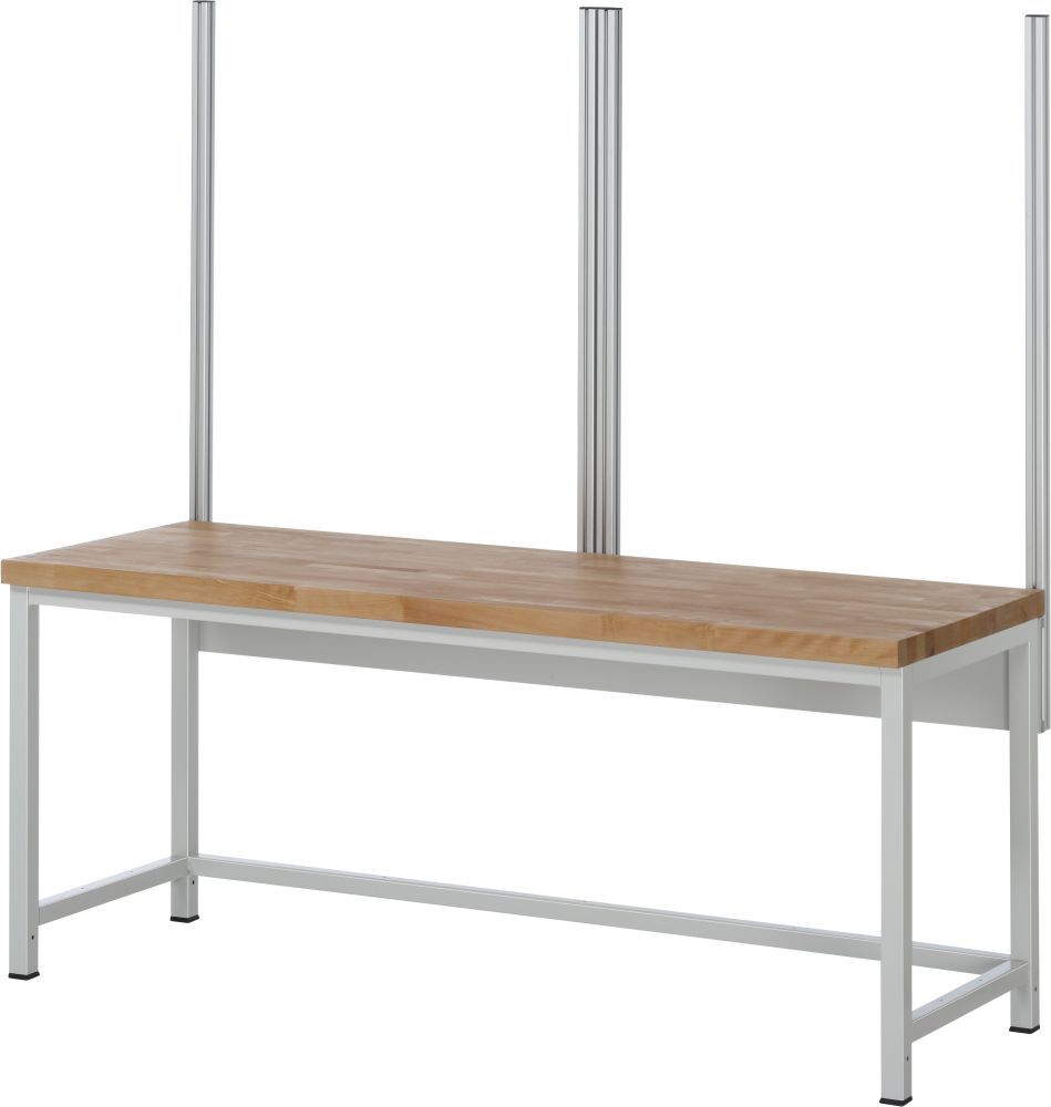 Rau Befestigungssatz mit Systemstützen Farbe Gestell RAL7035 Breite 2000 mm Produktbild Rau Befestigungssatz mit Systemstützen Farbe Gestell RAL7035 Breite 2000 mm