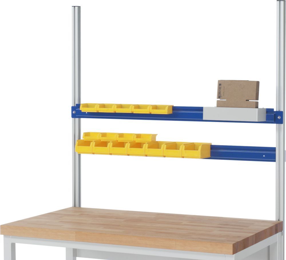 RAU Halteschiene für Sichtlagerkästen Breite 1250 mm Produktbild RAU Halteschiene für Sichtlagerkästen Breite 1250 mm