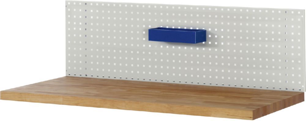 Rau Ablagekasten für Lochplatte RAL 7035 Produktbild Rau Ablagekasten für Lochplatte RAL 7035