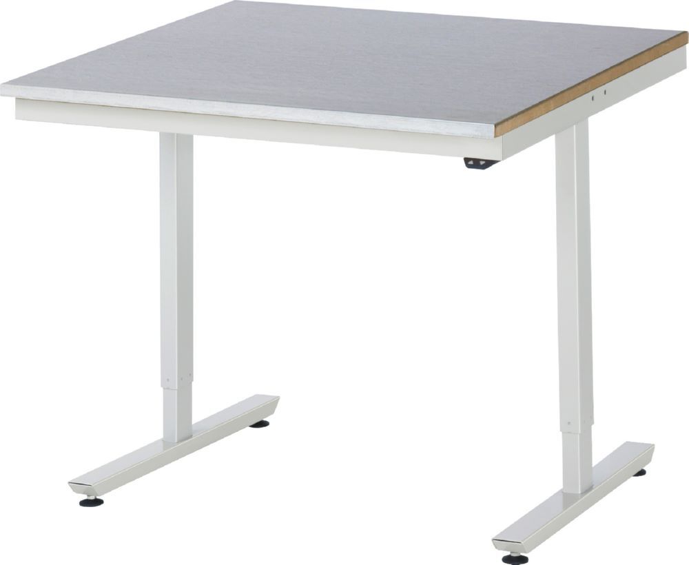 RAU Arbeitstisch Serie adlatus 150 Höhenverstellbar Breite 1000 mm x Tiefe 1000 mm Produktbild RAU Arbeitstisch Serie adlatus 150 Höhenverstellbar Breite 1000 mm x Tiefe 1000 mm