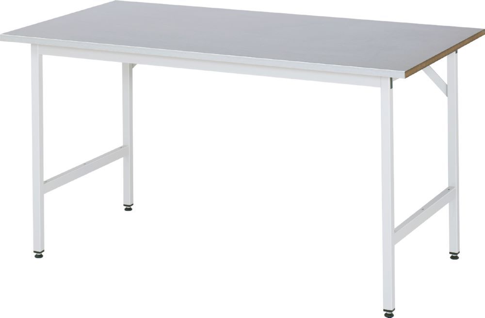 Rau Arbeitstisch Serie Jerry Stärke 25 mm Breite 1500 mm Gestell 30 x 30 mm Produktbild Rau Arbeitstisch Serie Jerry Stärke 25 mm Breite 1500 mm Gestell 30 x 30 mm