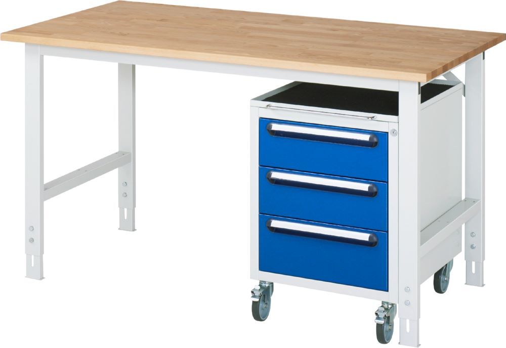 Rau Werkbänke Arbeitstisch Tom K Modell 09 mit 750 x 800 mm Produktbild Rau Werkbänke Arbeitstisch Tom K Modell 09 mit 750 x 800 mm