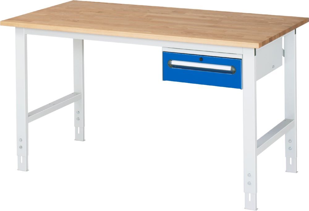 Rau Werkbänke Arbeitstisch Tom K Modell 02 1250 x 800 mm Produktbild Rau Werkbänke Arbeitstisch Tom K Modell 02 1250 x 800 mm