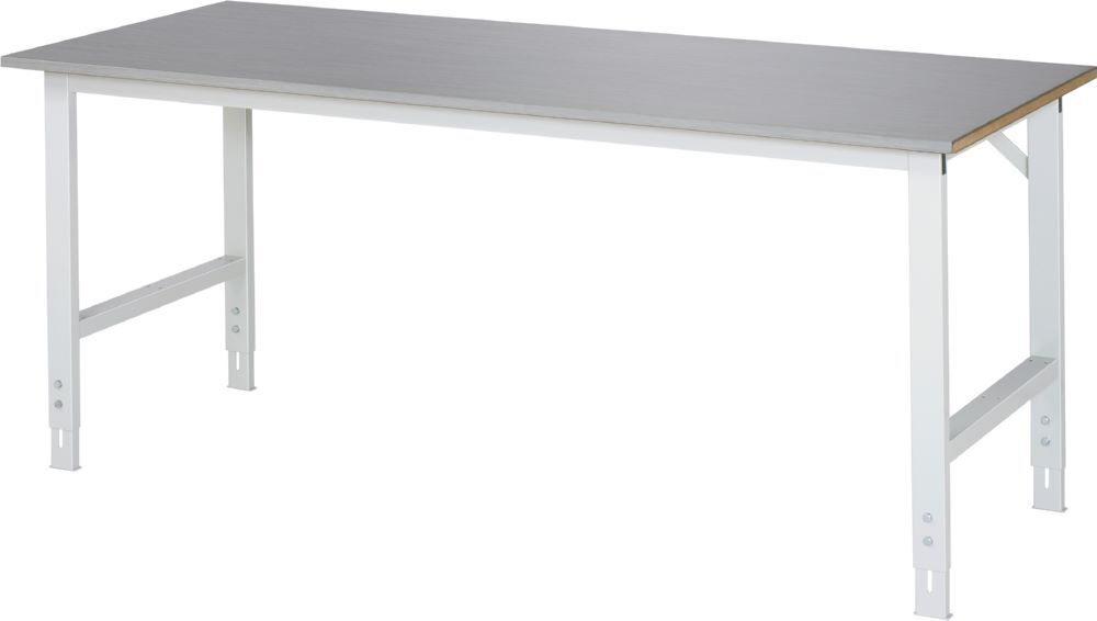 Rau Werkbänke Arbeitstisch Tom Grundtisch 2000 x 800 mm Höhe verstellbar Produktbild Rau Werkbänke Arbeitstisch Tom Grundtisch 2000 x 800 mm Höhe verstellbar