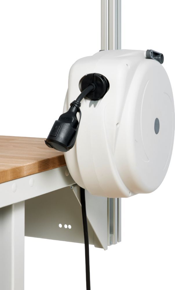 Produktbild Automatischer Kabelaufoller 390 x 180 x 320 mm grau/schwarz bild 2