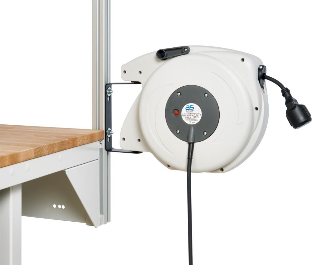 Produktbild Rau Werkbänke Automatischer Kabelaufoller 390 x 180 x 320 mm grau/schwarz