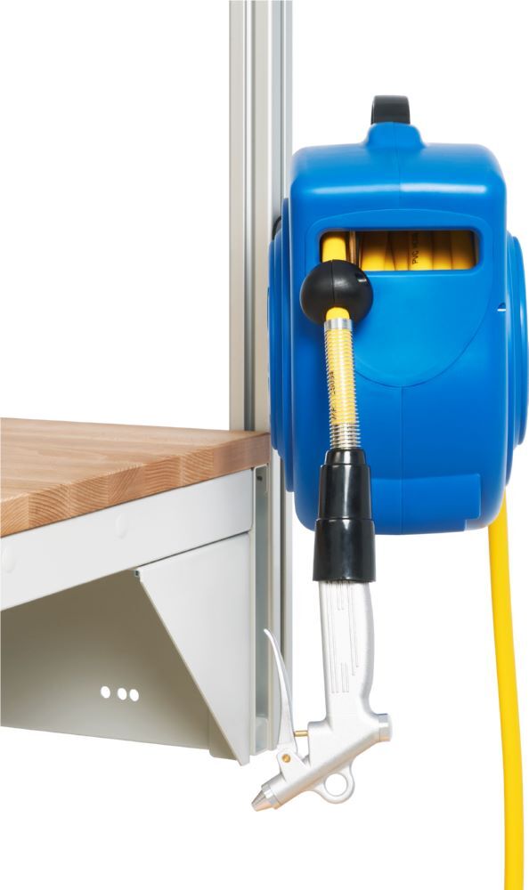 Produktbild Automatischer Schlauchaufroller 390 x 180 x 330 mm blau/schwarz bild 2