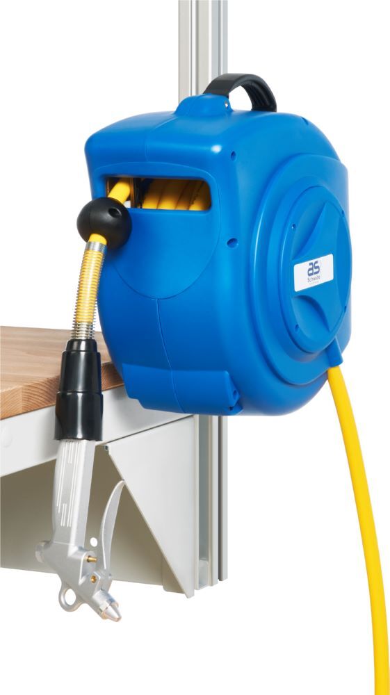 Produktbild Automatischer Schlauchaufroller 390 x 180 x 330 mm blau/schwarz bild 4