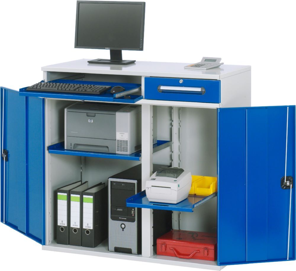 Produktbild Computer Schrank 99 stationär 1100 x 520 x 1060 mm bild 2