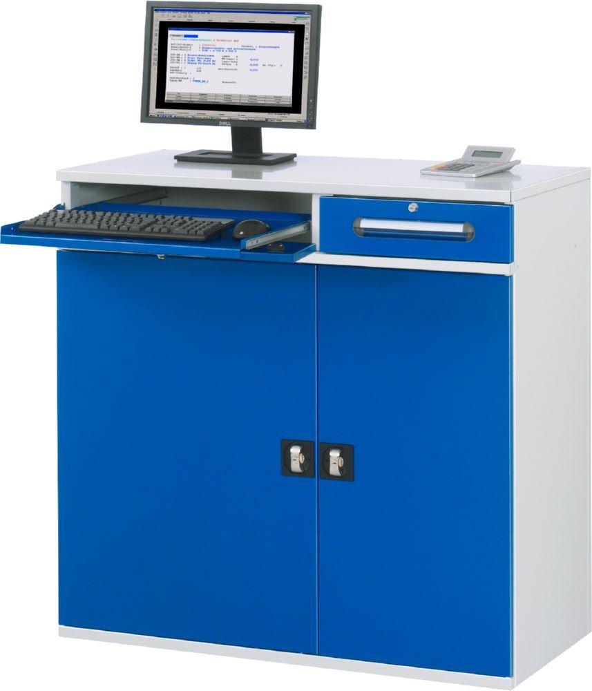 Produktbild Rau Werkbänke Computer Schrank 99 stationär 1100 x 520 x 1060 mm