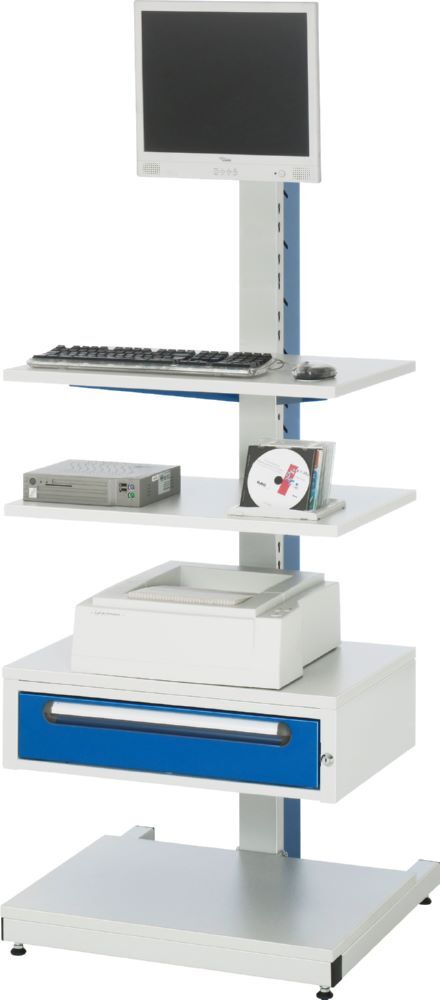 RAU Computer Ständer Modell 6019 Höhe 1680 mm Produktbild RAU Computer Ständer Modell 6019 Höhe 1680 mm