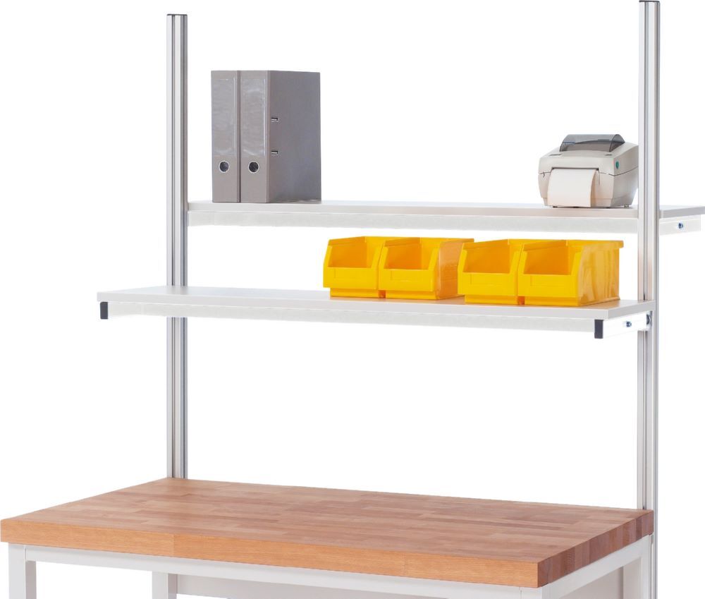 Produktbild Etagenbord 2000 x 310 x 75 mm RAL7035 bild 3