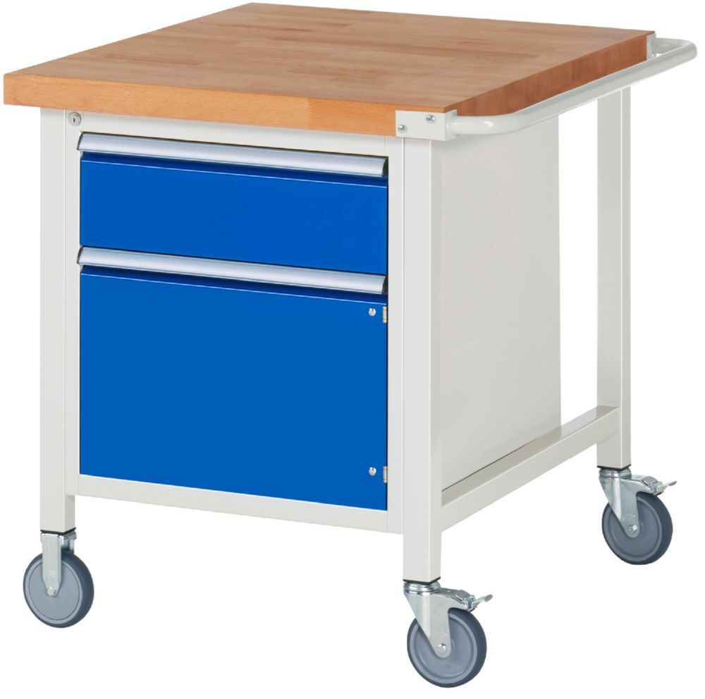 Rau Werkbänke Fahrbare Werkbank 8152 750 x 900 x 880 mm 1 Schublade 1 Tür Produktbild Rau Werkbänke Fahrbare Werkbank 8152 750 x 900 x 880 mm 1 Schublade 1 Tür