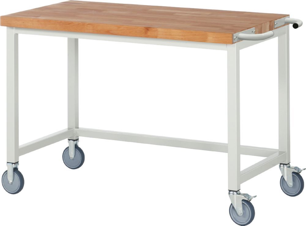 Produktbild Rau Werkbänke Fahrbare Werkbank 8000 1250 x 700 x 880 mm Arbeitsplatte 40 mm