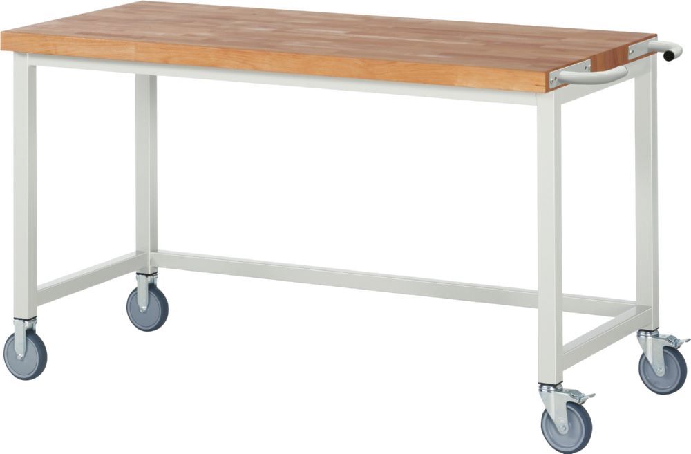 Produktbild Rau Werkbänke Fahrbare Werkbank 8000 1500 x 700 x 880 mm Arbeitsplatte 40 mm