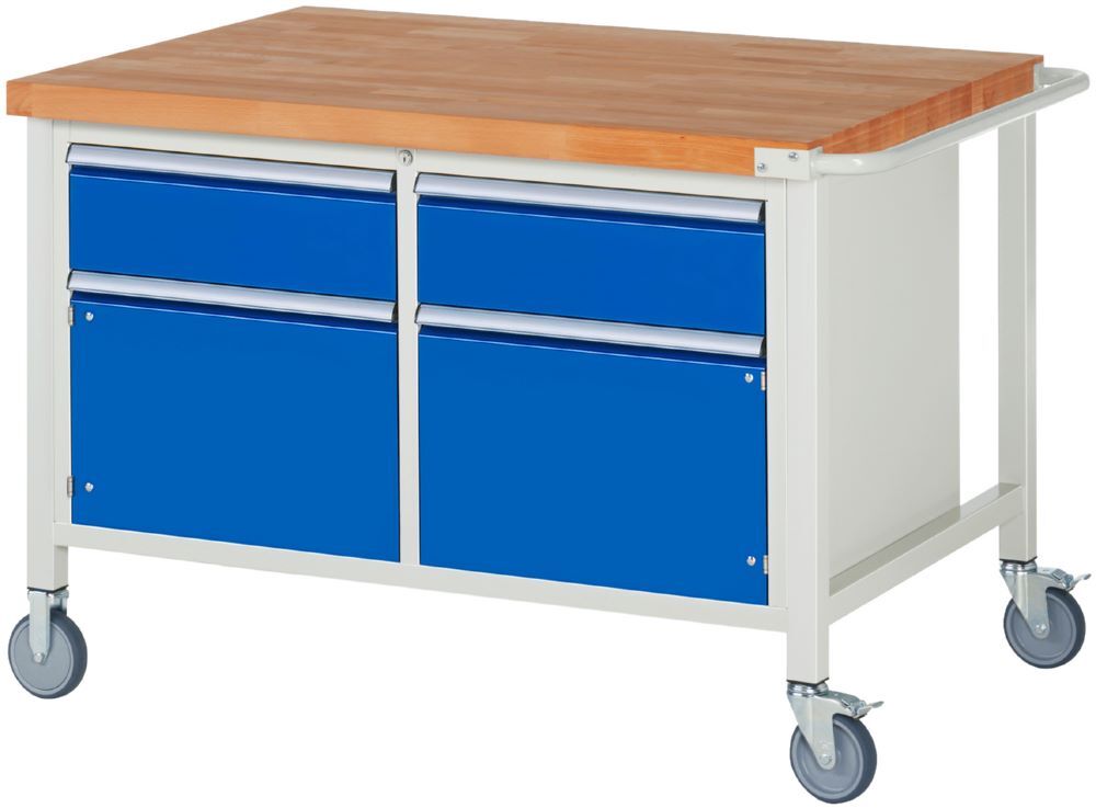 RAU Fahrbare Werkbank 8000 - Modell 8466 Breite 1250 mm Produktbild RAU Fahrbare Werkbank 8000 - Modell 8466 Breite 1250 mm