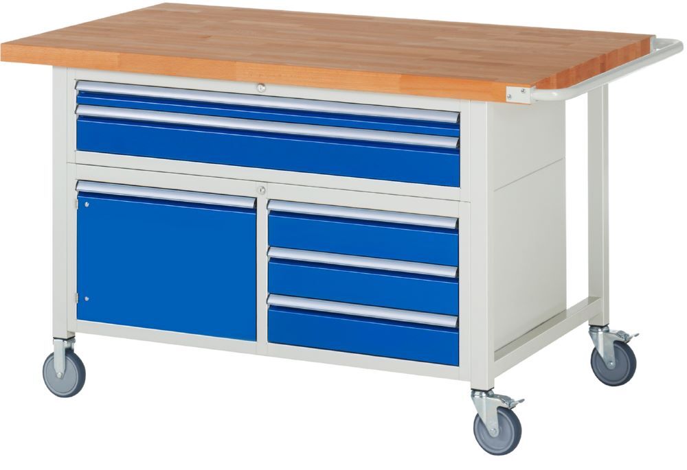 RAU Fahrbare Werkbank 8000 - Modell 8922 Breite 1500 mm Produktbild RAU Fahrbare Werkbank 8000 - Modell 8922 Breite 1500 mm