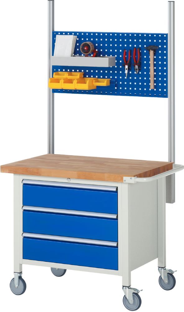 Rau Werkbänke Fahrbare Werkbank 8000 mit 750 x 900 x 880 bis 1080 mm Modell 8157 Produktbild Rau Werkbänke Fahrbare Werkbank 8000 mit 750 x 900 x 880 bis 1080 mm Modell 8157
