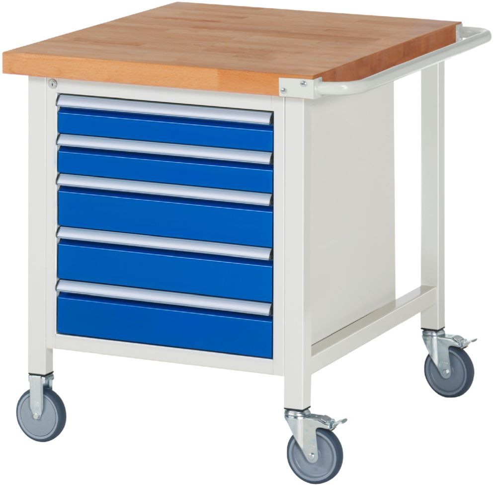 Rau Werkbänke Fahrbare Werkbank 8000 mit 750 x 900 x 880 bis 1080 mm Modell 8171 Produktbild Rau Werkbänke Fahrbare Werkbank 8000 mit 750 x 900 x 880 bis 1080 mm Modell 8171