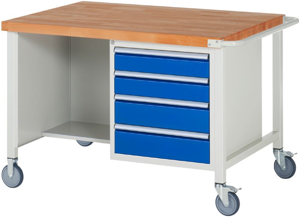 Rau Werkbänke Fahrbare Werkbank 8000 Maße 1250 x 900 x 880 mm Modell 8463 Produktbild Rau Werkbänke Fahrbare Werkbank 8000 Maße 1250 x 900 x 880 mm Modell 8463