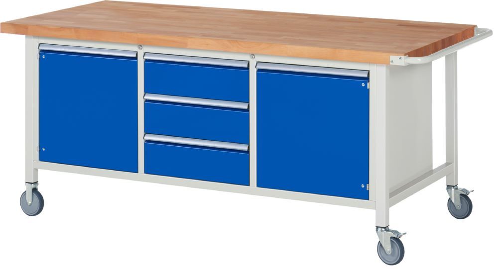 Rau Werkbänke Fahrbare Werkbank 8000 Modell 8569 2000 x 900 x 880 mm Produktbild Rau Werkbänke Fahrbare Werkbank 8000 Modell 8569 2000 x 900 x 880 mm