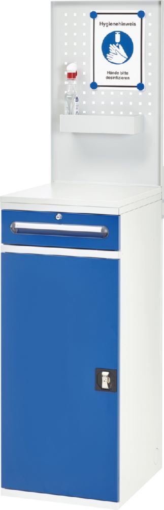 Rau Hygiene Schrank Modell 1 stationär Produktbild Rau Hygiene Schrank Modell 1 stationär