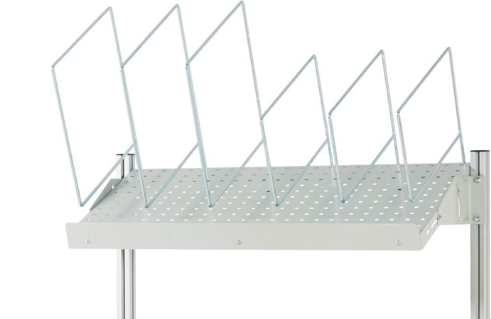 Produktbild Rau Werkbänke Kartonagenmagazin 1000 x 650 x 500 mm RAL7035