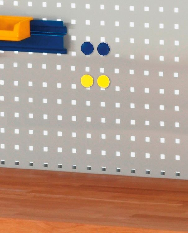 Rau Werkbänke Magnete für Lochplatte 4 Stück Produktbild Rau Werkbänke Magnete für Lochplatte 4 Stück