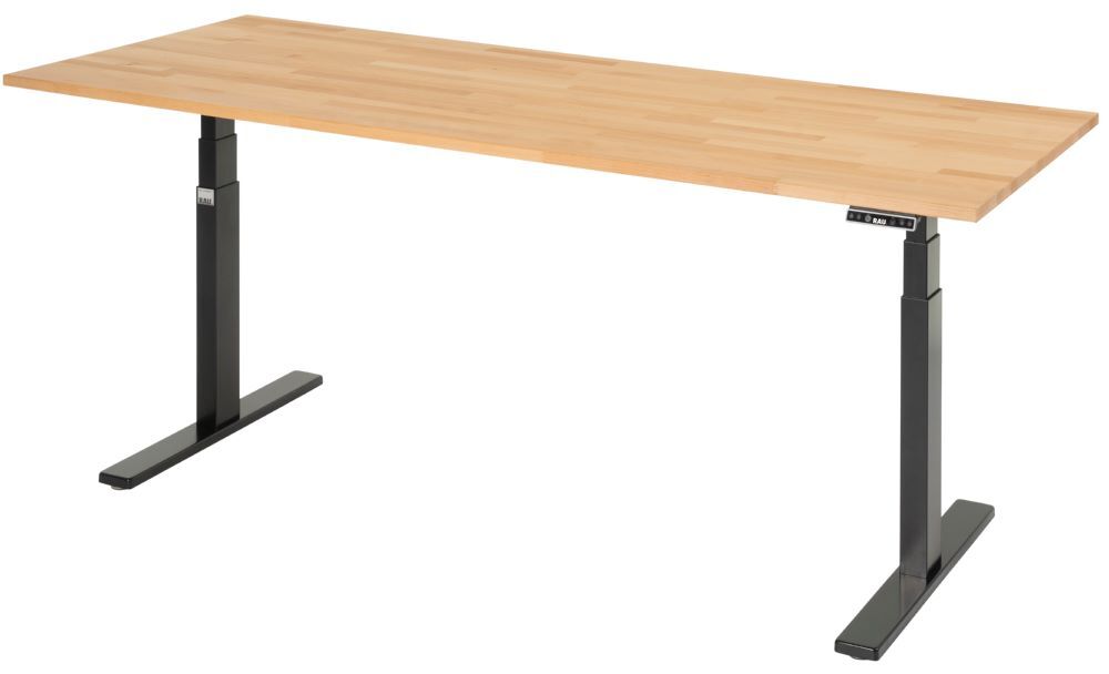 Produktbild Rau Werkbänke Schreibtisch adlatus 100 2000 x 800 x 650-1300 mm B-Platte 25 mm RAL 9005