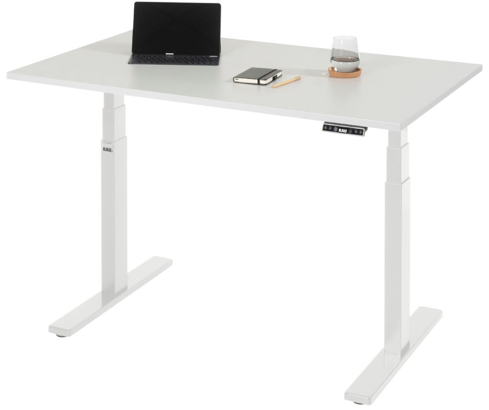 Produktbild Schreibtisch adlatus 100 1250 x 800 x 650-1300 mm M-Platte 22 mm RAL 7035 bild 5