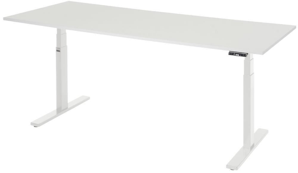 Produktbild Rau Werkbänke Schreibtisch adlatus 100 2000 x 800 x 650-1300 mm M-Platte 22 mm RAL 7035