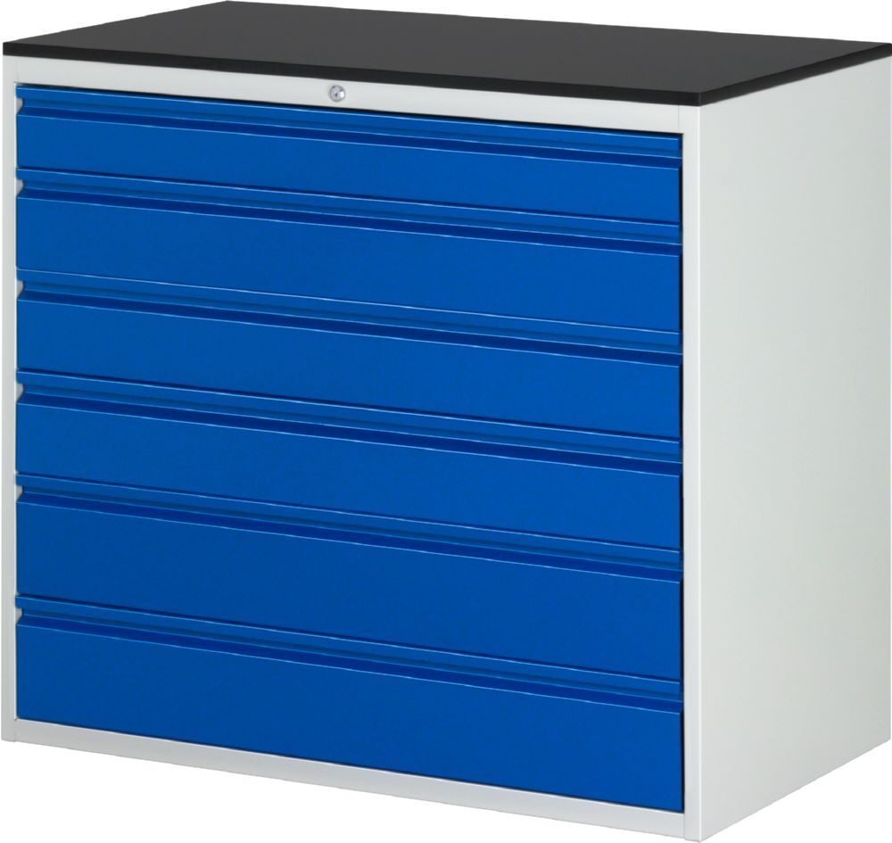 Produktbild Rau Werkbänke Schubladeschrank XXL7.11 1145 x 650 x 1030 mm M-Platte 20 mm 6 Schubladen