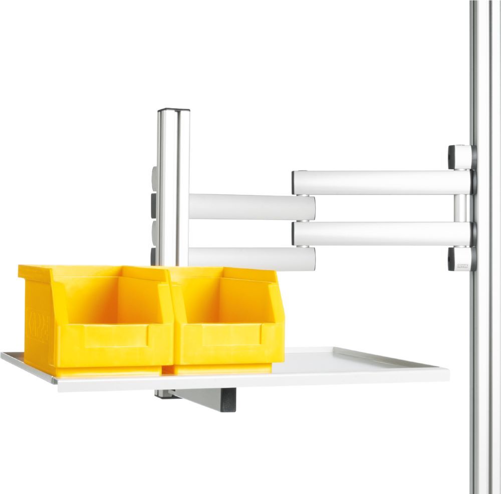 Produktbild Schwenkarm mit 3 Gelenke Reichweite 540 mm inklusive Tablar bild 2