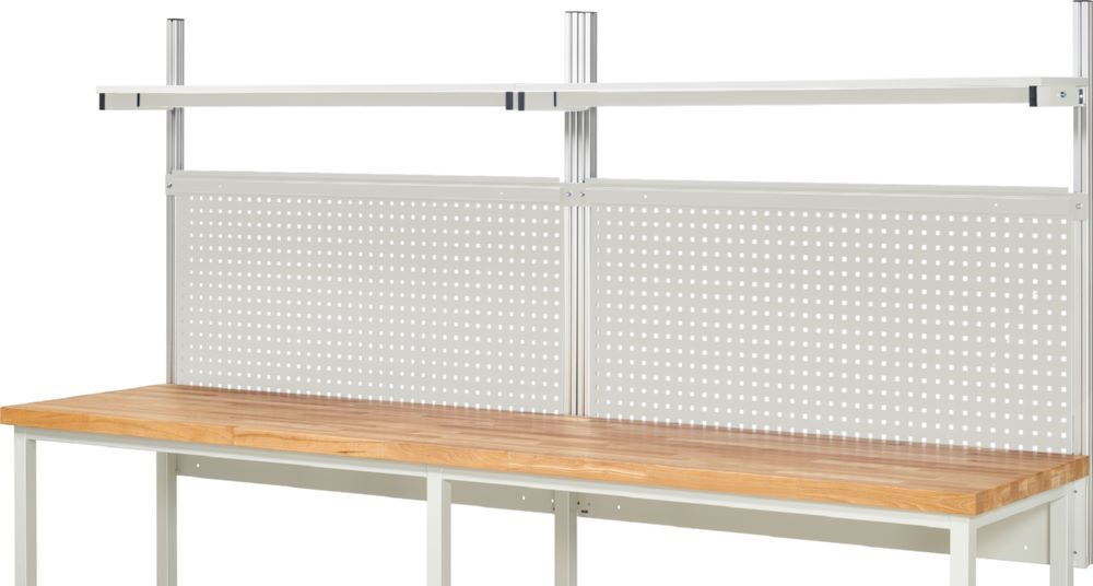 Produktbild Rau Werkbänke System Aufbau Komplettset 01 für Produktbreite 3000 mm RAL7035